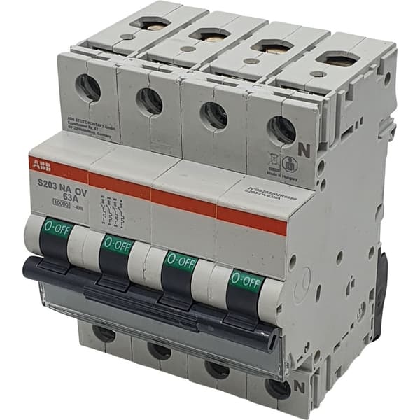 Overbelastningsvern S203-OV63NA 4p ABB