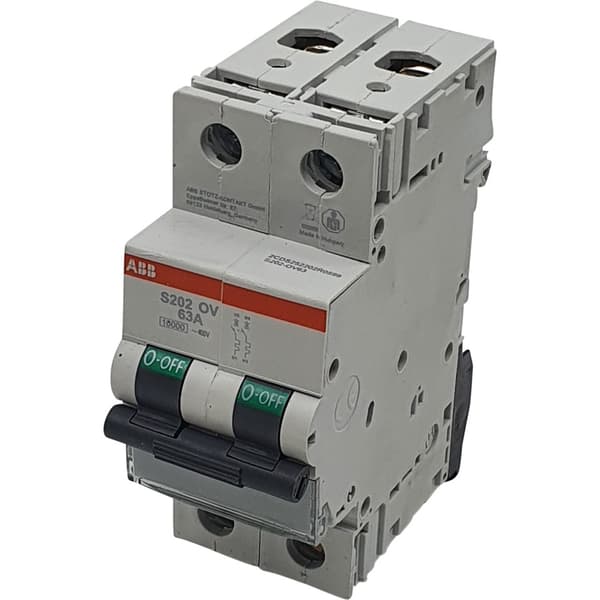 Overbelastningsvern S202-OV63A 2p ABB