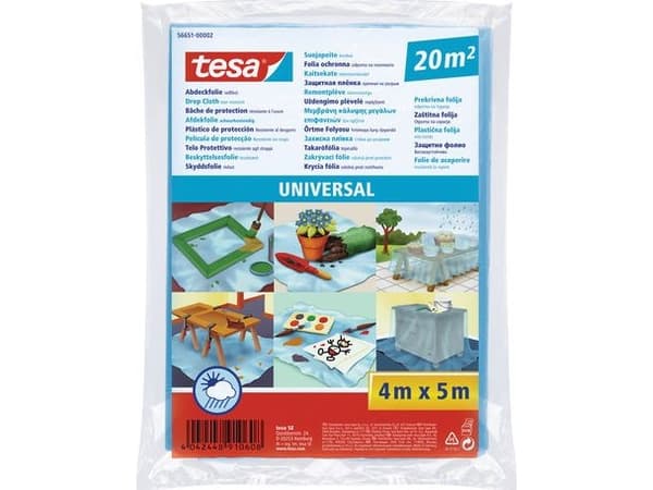 Tesa universal transparent 20 m2 målningsfilm (14851930)