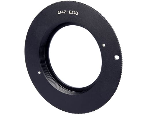 STOR. 421338, Canon EF, M42, Sort