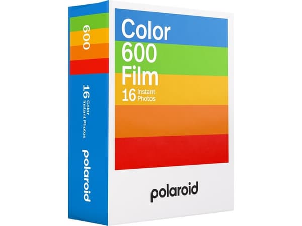 Polaroid - Hurtigvirkende fargefilm - 600 - ASA 640 - 8 eksponeringer - 2 kassetter