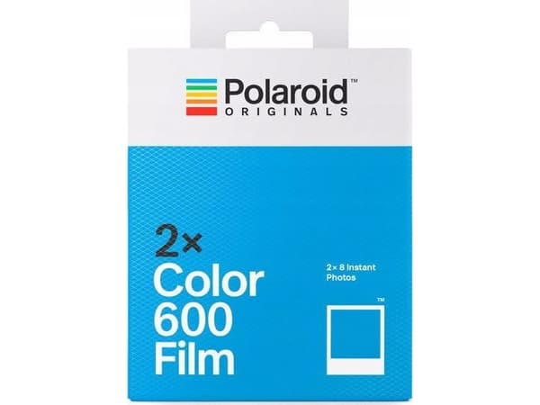 Polaroid - Hurtigvirkende fargefilm - 600 - ASA 640 - 8 eksponeringer - 2 kassetter