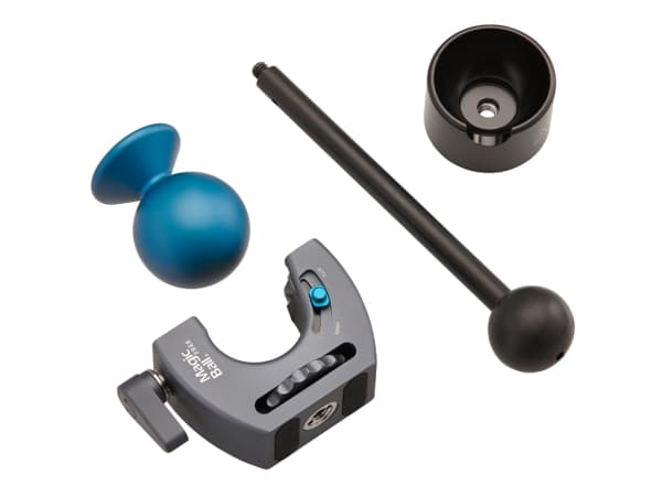 Novoflex MB FREE SET, Monteringsklemme, Sort, Blå, 5 kg, 40 mm, 84 mm, 75 mm
