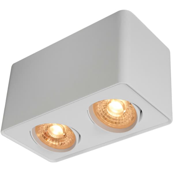 Namron Alfa Box 2 LED matt hvit