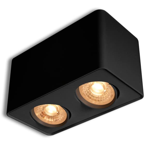 Namron Alfa Box 2 LED matt sort