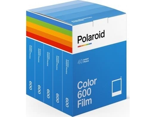 Polaroid Color film for 600 5-pack, 40 kpl, Alankomaat, 556 g, 556 g, 104 mm, 103 mm