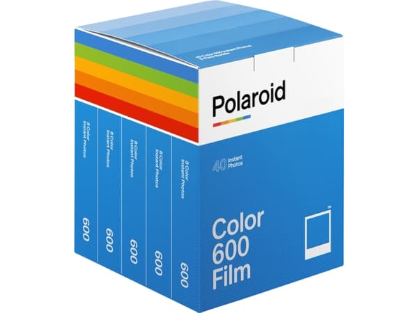 Polaroid Color film for 600 5-pack, 40 kpl, Alankomaat, 556 g, 556 g, 104 mm, 103 mm