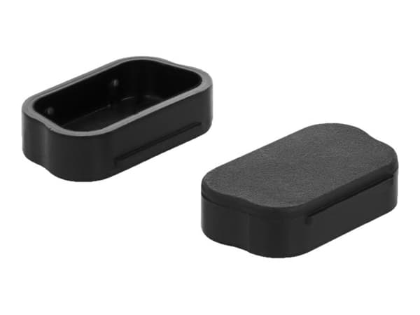 Delock Sub-D 9 / Sub-D 15 - Støvdeksel - svart (en pakke 10)