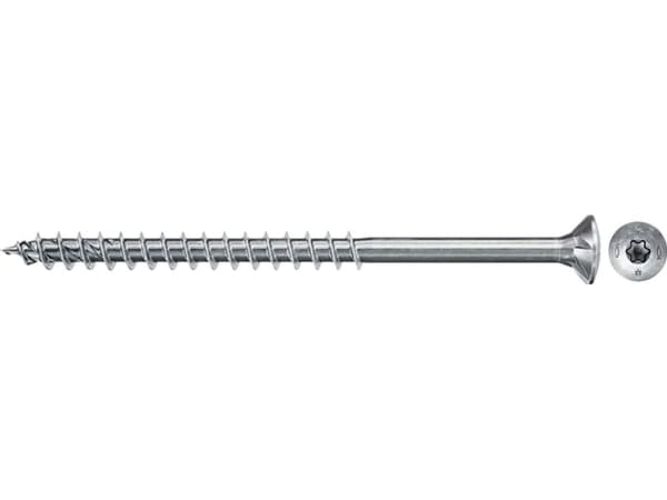 Fischer Power-Fast II 670173 Spånskivskruvar 4 mm 50 mm T-profil Stål Galvaniserad 200 st