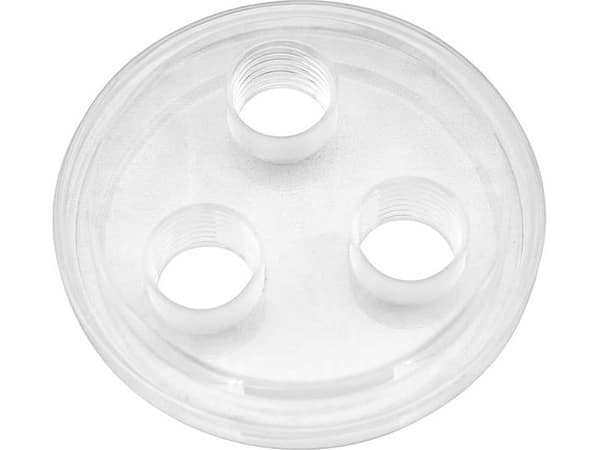 Singularity Computers Protium Triple Port Cap, lock för expansionstank - akryl, transparent