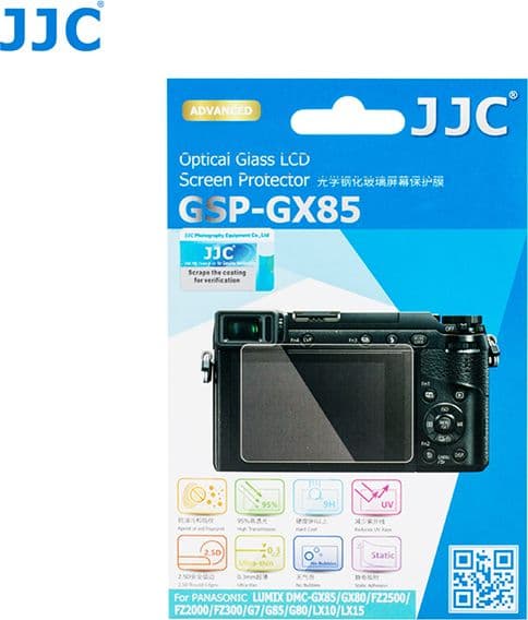 JJC LCD-skärmskydd för Panasonic Gx80 / Gx85 / Fz2000 / Fz2500 / G7 / Fz300 / G80 / G85 / Lx10 / Lx15 - Glas
