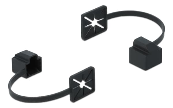 DeLOCK 86589, RJ-45, Muovi, Musta, 14 mm, 14,7 mm, 10,7 mm