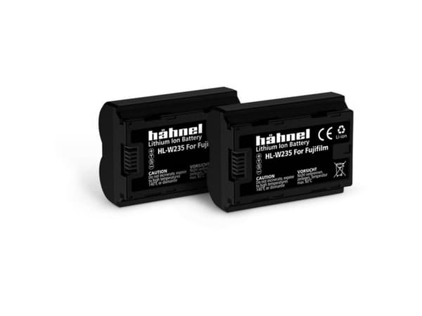 Hähnel Fototechnik HL-W235, 2er kamera batteri erstatning originalt batteri NP-W235 7,2 V 2250 mAh
