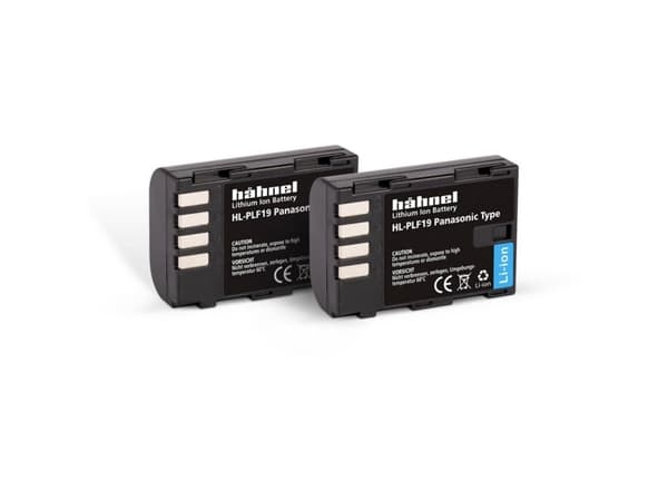 Hähnel Fototechnik HL-PLF19, 2 kamera-akkua alkuperäinen akku DMW-BLF19, DMW-BLF19E, DMW-BLF19PP 7.2 V 1970 mAh
