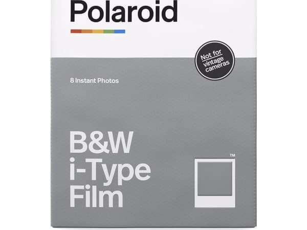 Polaroid B&W FILM FOR I-TYPE, 8 kpl, Alankomaat, 88 g, 105 g, 18 mm, 100 mm