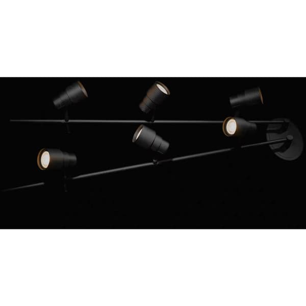 Namron Pluto 6-Spot Skinne GU10 matt sort