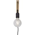Miniatyrbilde 4 av 5: Lucide Fix Vegglampe E27 Tre/Sort