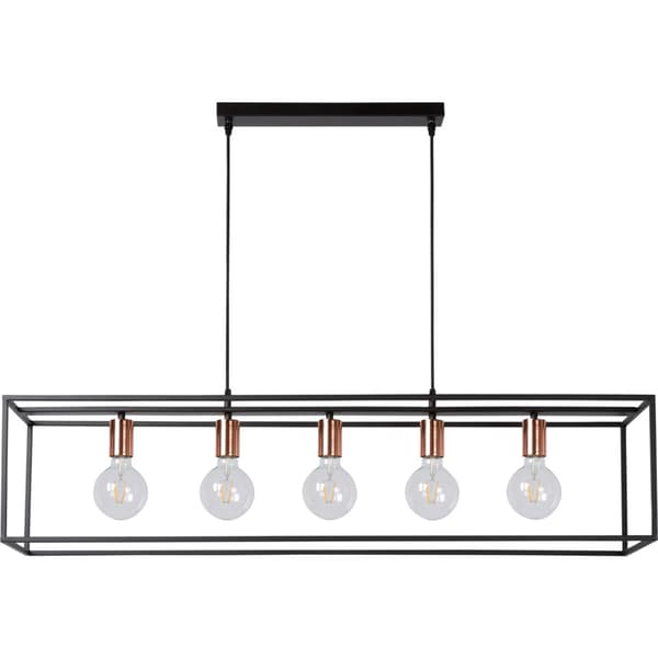 Lucide Arthur Pendellampe 5xE27 Sort