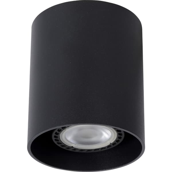 Lucide Bodi Taklampe Rund GU10 Sort