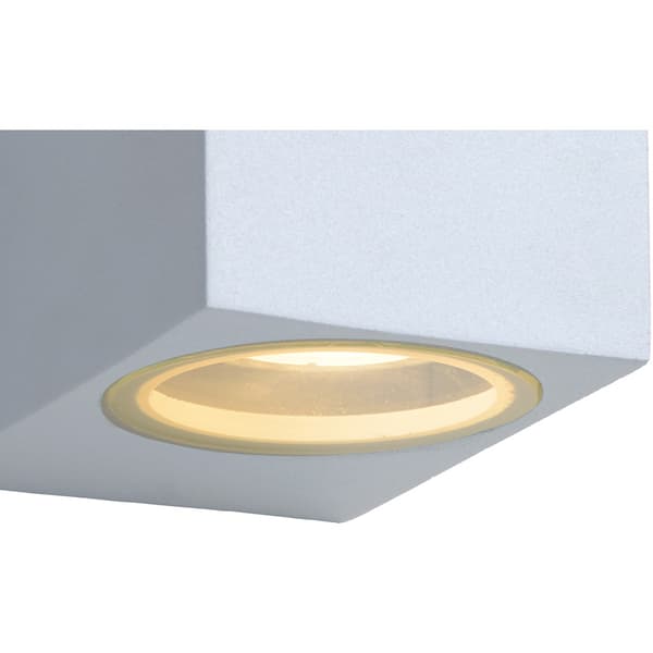 Lucide Zora 1 Utendørs Vegglampe 1xGU10 5W Hvit