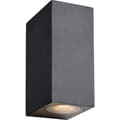 Miniatyrbilde 1 av 3: Lucide Zora 1 Utendørs Vegglampe 2xGU10 5W Sort