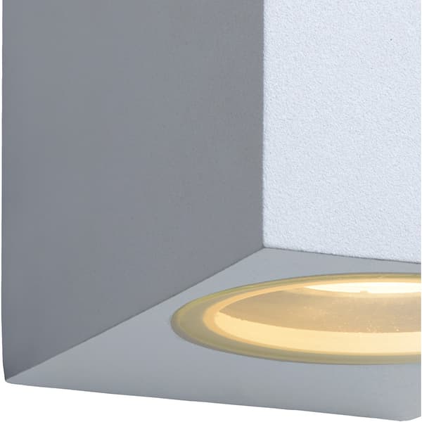 Lucide Zora 1 Utendørs Vegglampe 2xGU10 5W Hvit