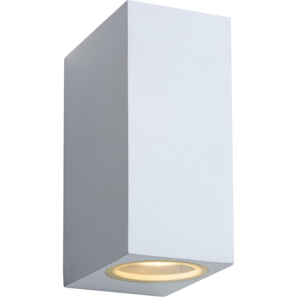 Lucide Zora 1 Utendørs Vegglampe 2xGU10 5W Hvit