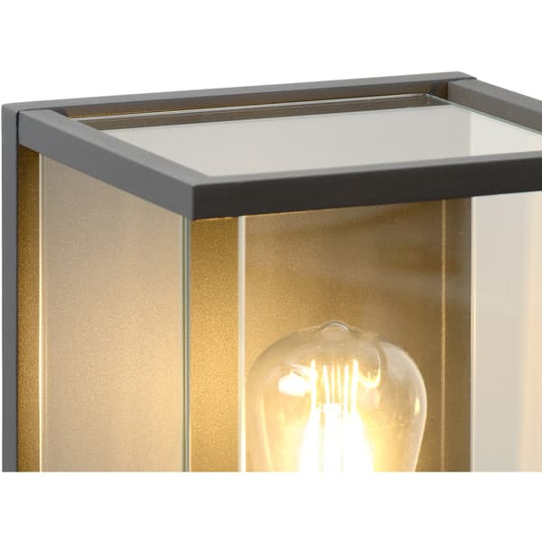 Lucide Claire Utendørs Vegglampe E27 IP54 Antrasitt