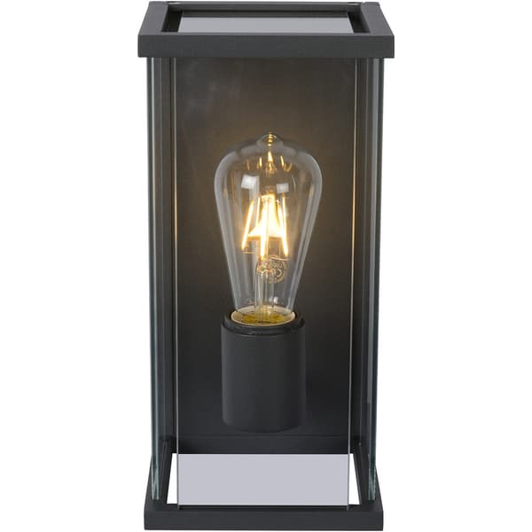Lucide Claire Mini Utendørs Vegglampe E27 IP54 Antrasitt