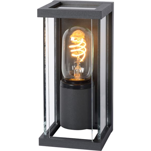 Lucide Claire Mini Utendørs Vegglampe E27 IP54 Antrasitt