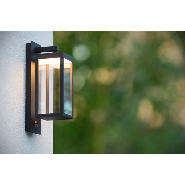 Lucide Clairette Utendørs Vegglampe 15W IP54 Antrasitt