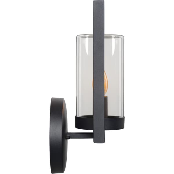 Lucide Nispen Utendørs Vegglampe E14 IP44 Sort