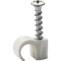 Miniatyrbilde 1 av 2: Skrueklips 10-14 C4 Hvit 100 stk