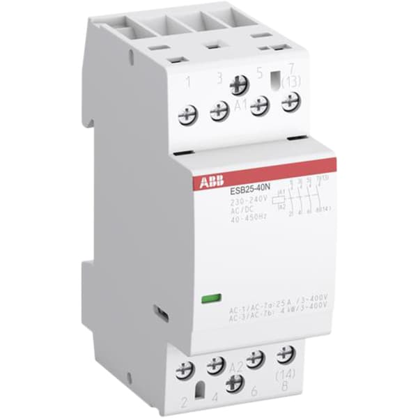 Modulær kontaktor ESB25-22N-01 24V AC/DC ABB