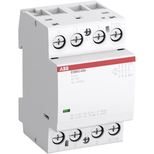 Modulær kontaktor ESB63-40N-06 230V AC/DC ABB