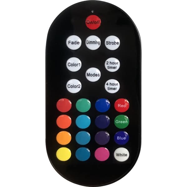 Fjernkontroll til LED lyslenke RGB 12m 89689