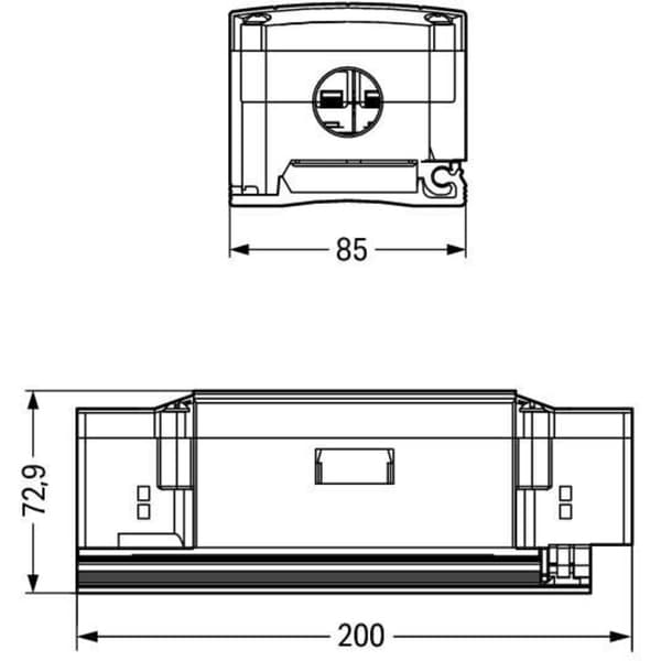 Avtappingsmodul fra 5x16mm² Wago