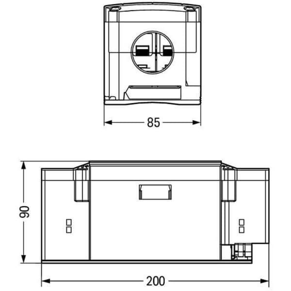 Tilførselsmodul 5x16mm² Wago