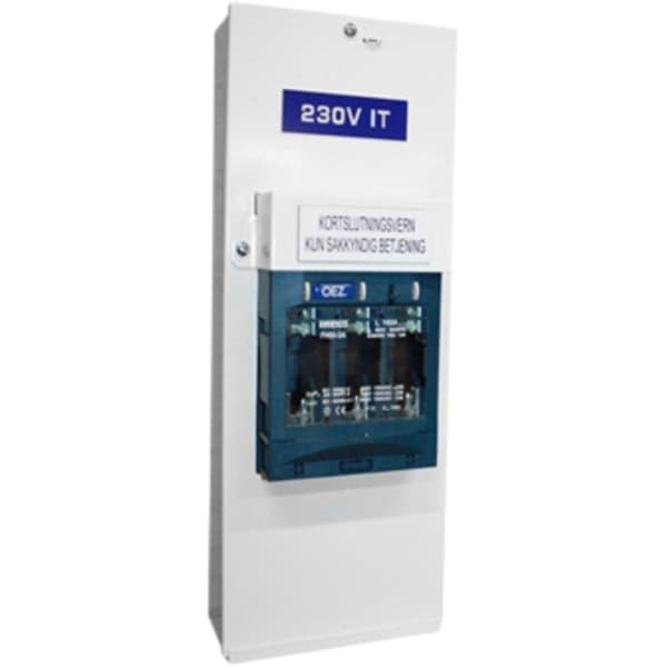 Inntaksboks 3/160A m/al-cu klemmer
