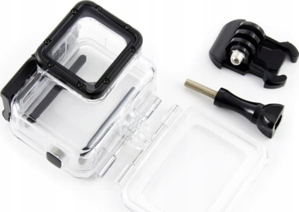 Xrec vattentätt undervattensfodral för Gopro Hero 5/6/7 Svart + 2x LCD-port