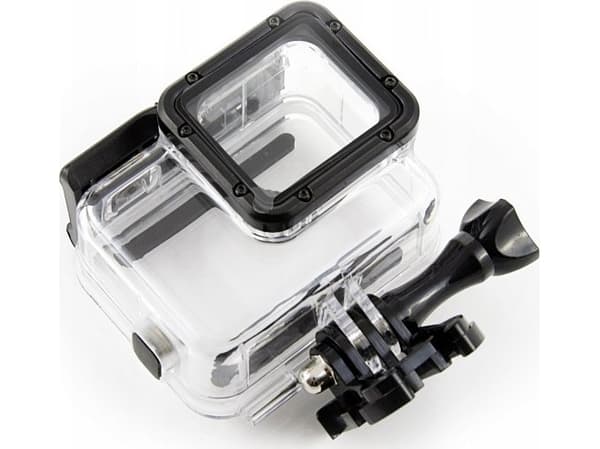 Xrec vattentätt undervattensfodral för Gopro Hero 5/6/7 Svart + 2x LCD-port