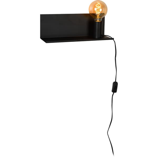 Lucide Sebo Vegglampe E27 Sort