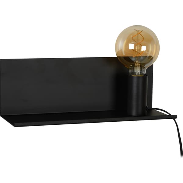 Lucide Sebo Vegglampe E27 Sort
