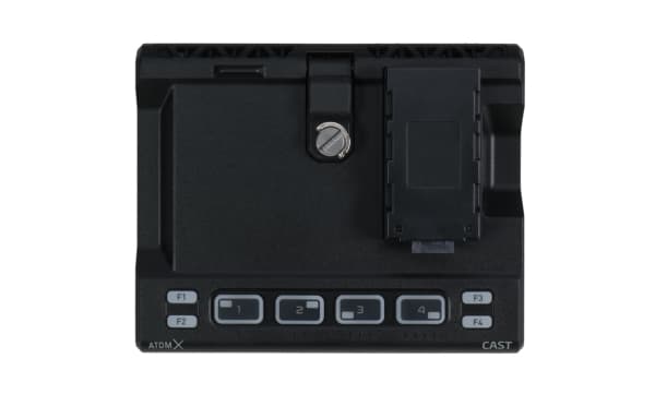 Atomos AtomX Cast, Konfigurasjonsadministrasjonsenhet, Sort, Plast, 1 stykker, DC, 129 mm