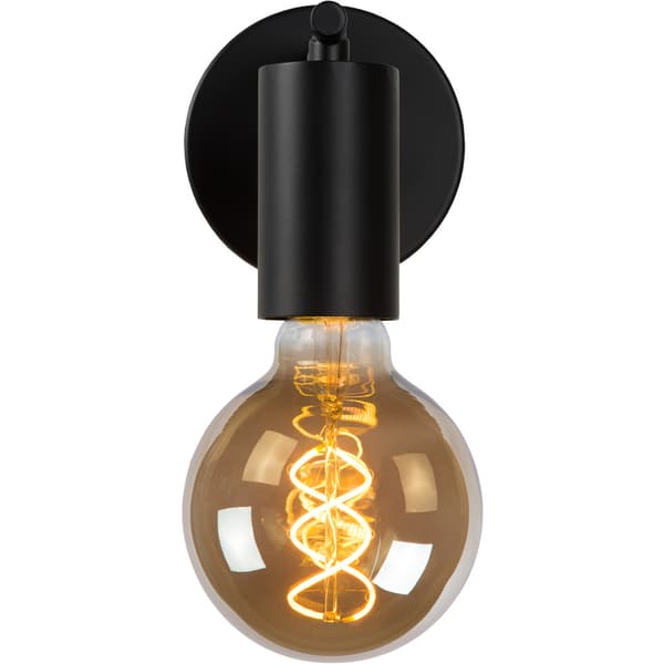 Lucide Leanne Vegglampe E27 Sort