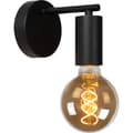 Miniatyrbilde 1 av 5: Lucide Leanne Vegglampe E27 Sort