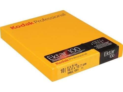 Kodak 1x10 Professional Ektar 100 4x5", 10 stykker, USA, 118 mm, 20 mm, 147 mm, 115 g