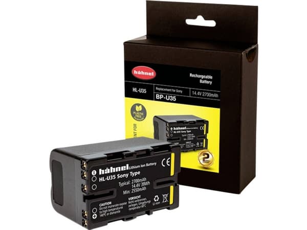 Hähnel HL-U35 Kamera-batteri Erstatter original-batteri BP-U35 14.4 V 2700 mAh