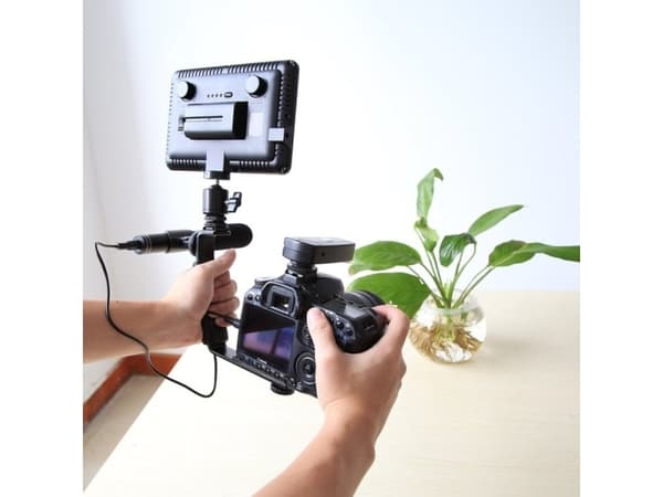 Puluz handtag / fäste / grepp för kamera / videokamera / Gimbal