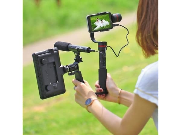 Puluz handtag / fäste / grepp för kamera / videokamera / Gimbal